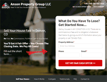 Tablet Screenshot of ansonpropertygroup.com